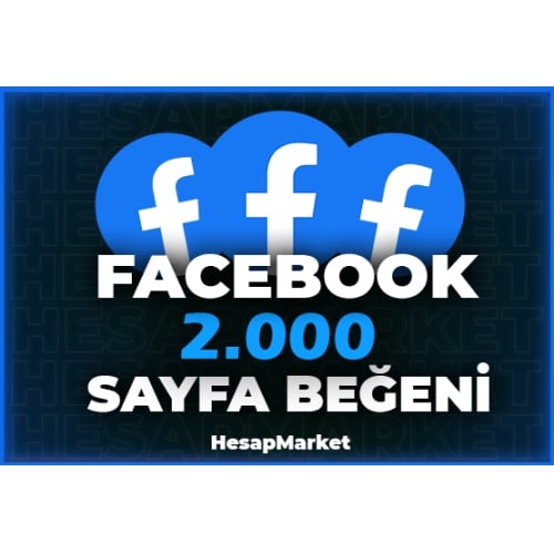  2000 ⭐ FACEBOOK ⭐ SAYFA BEĞENİ